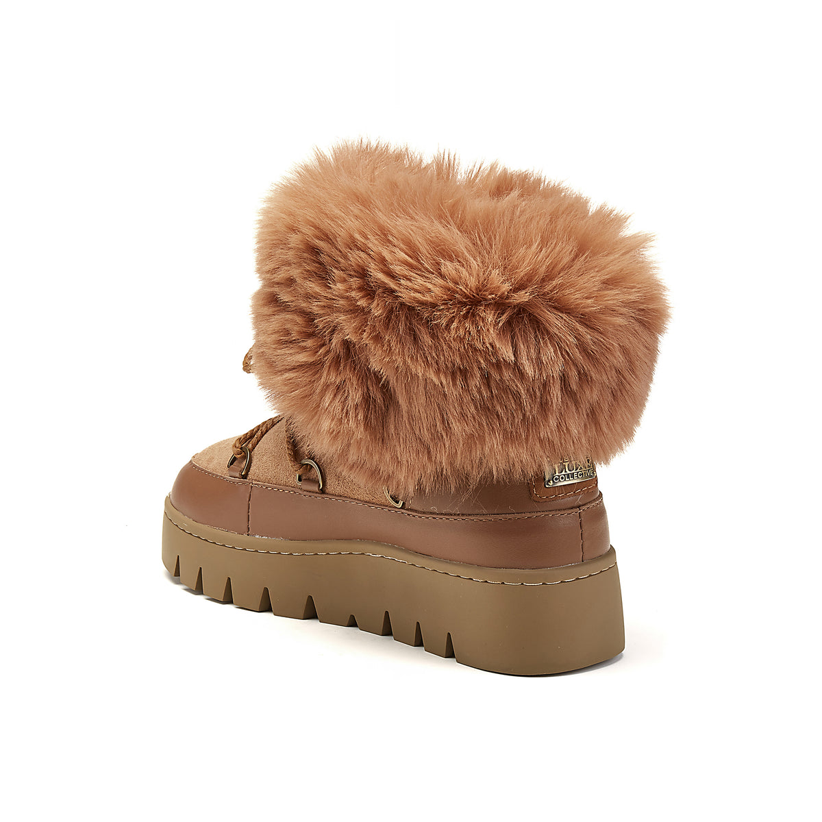 Cosy snowboot style Casper with soft leather and suede upper