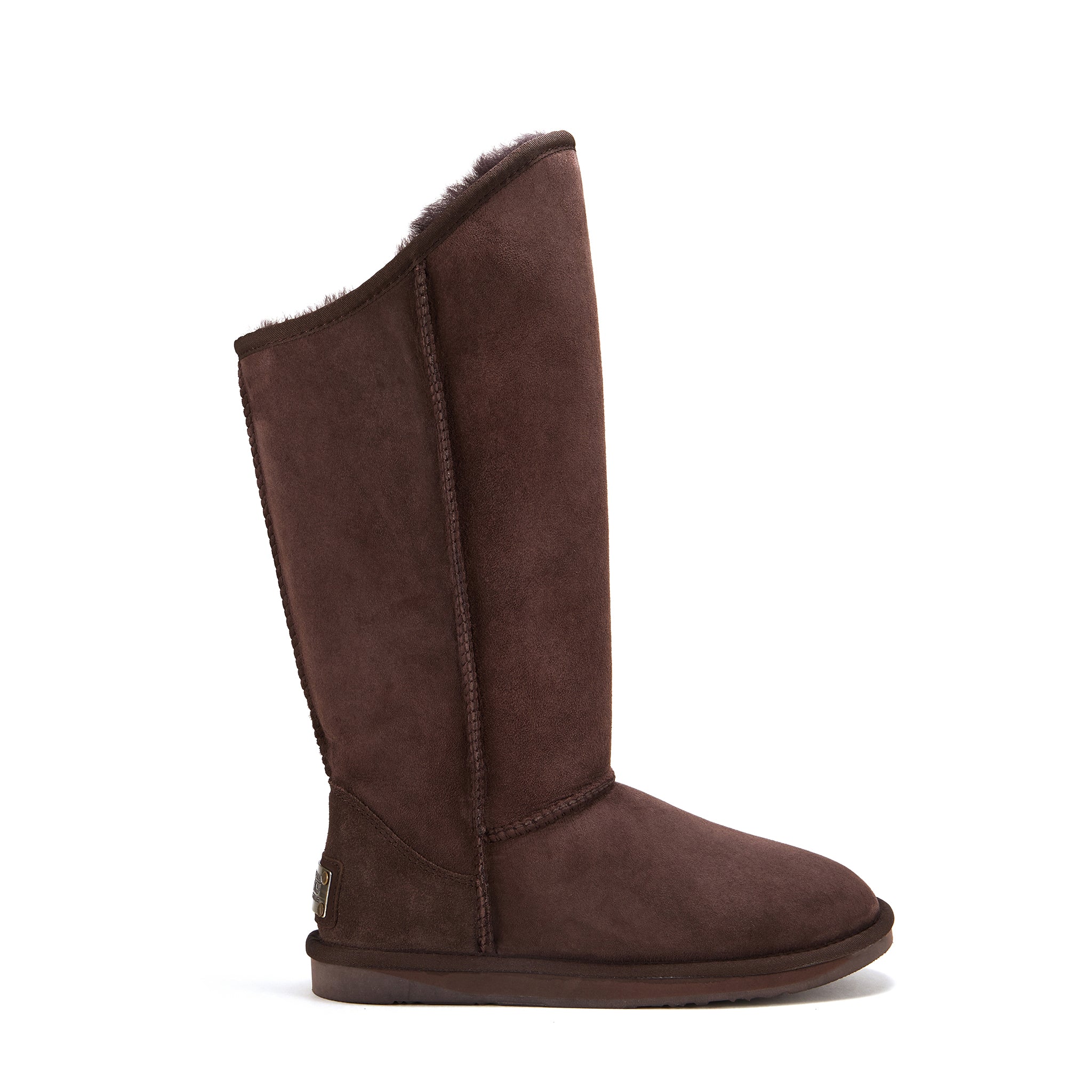 Luxe classic Cosy pull on ugg style tall boot with our trademark