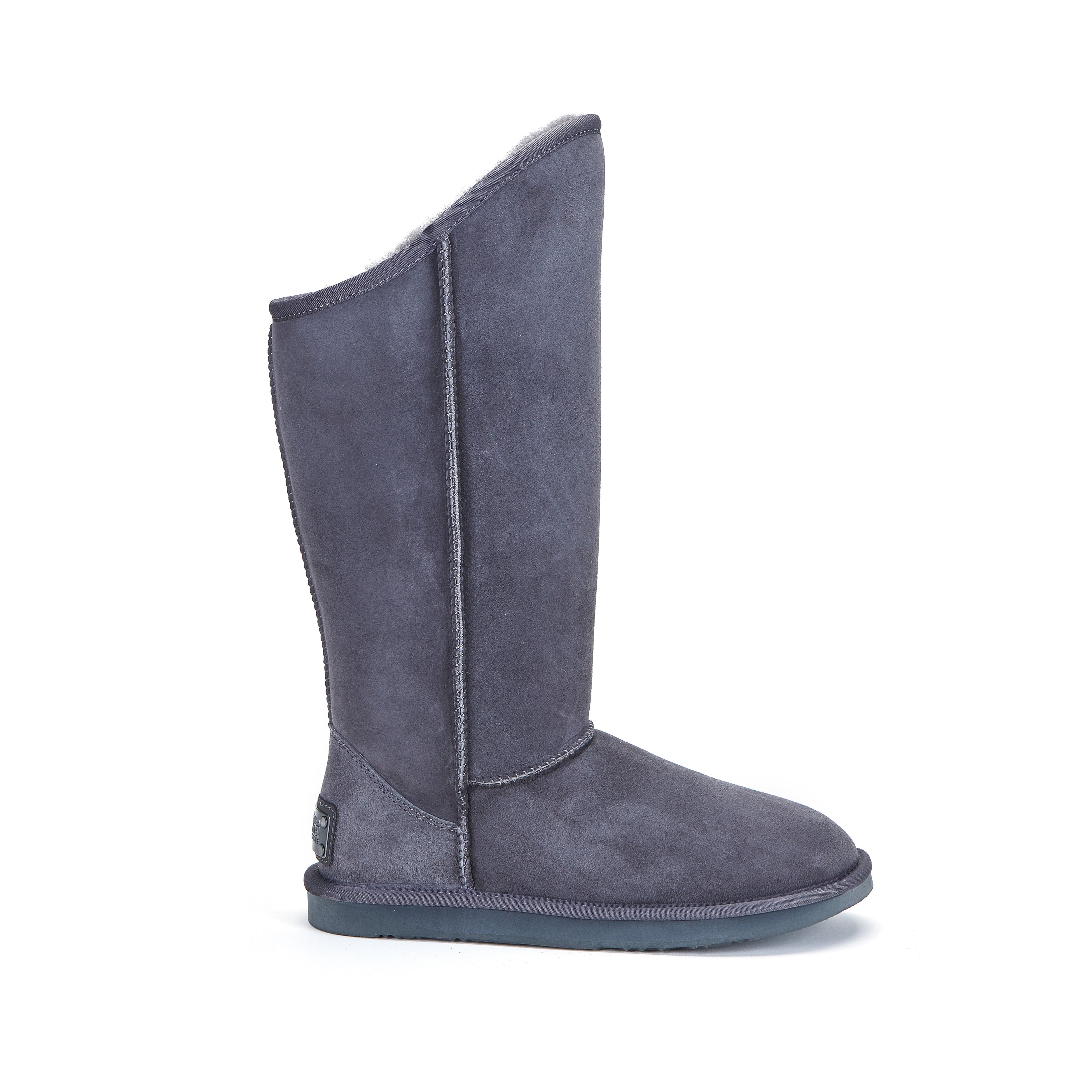 Grey ugg shop type boots